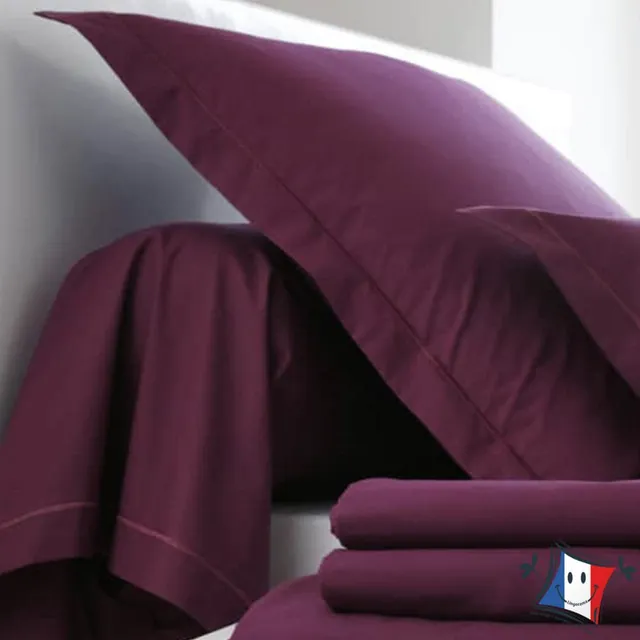 Lingorama Linge de lit Taie traversin 230 percale coton uni