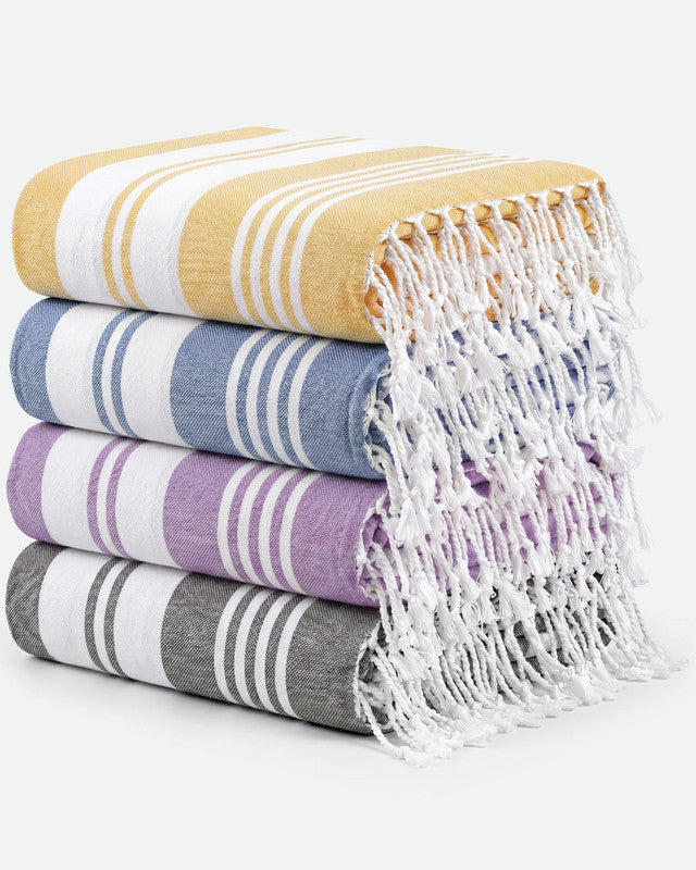 Utopia Bedding Towels serviette plage coton lot 4