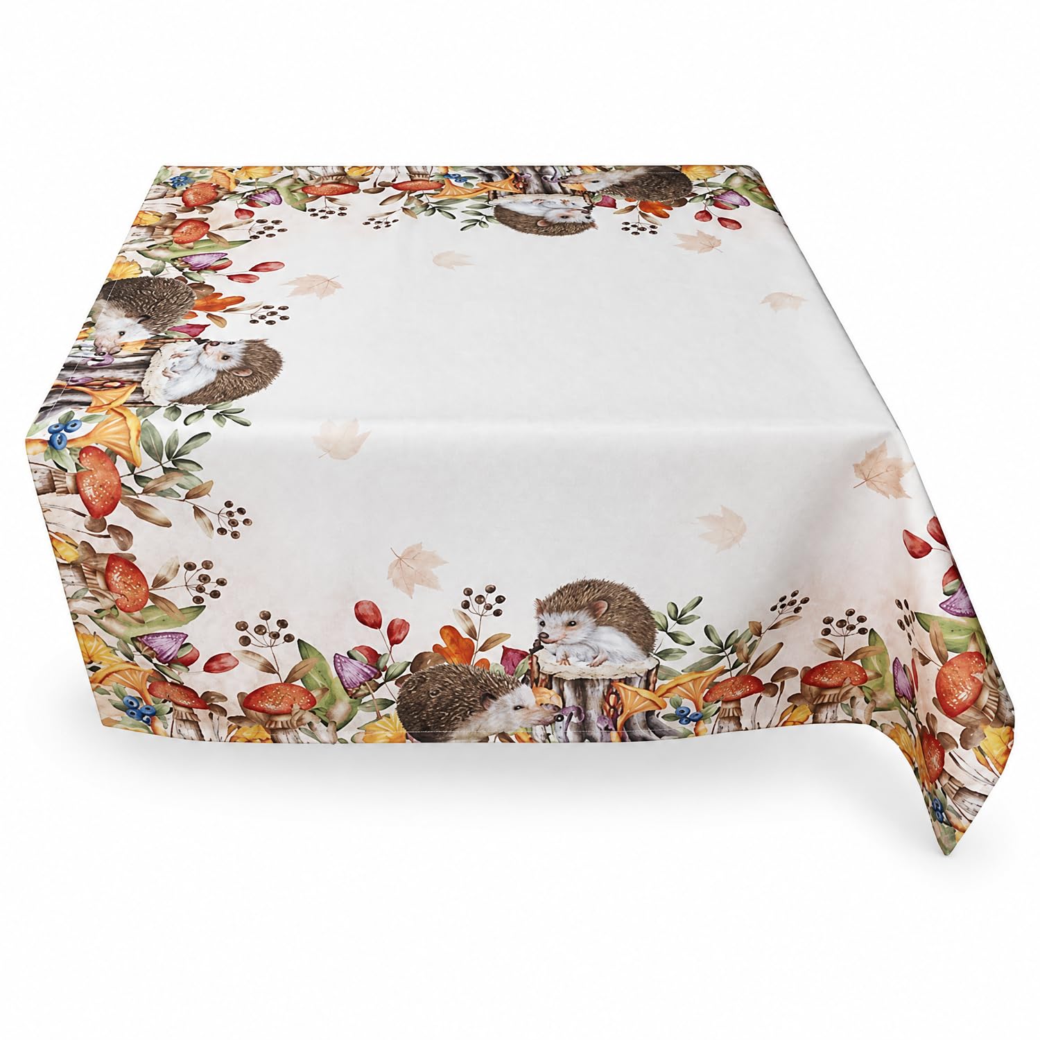 Texpot Tischdecken nappe hérisson automne 85x85 polyester