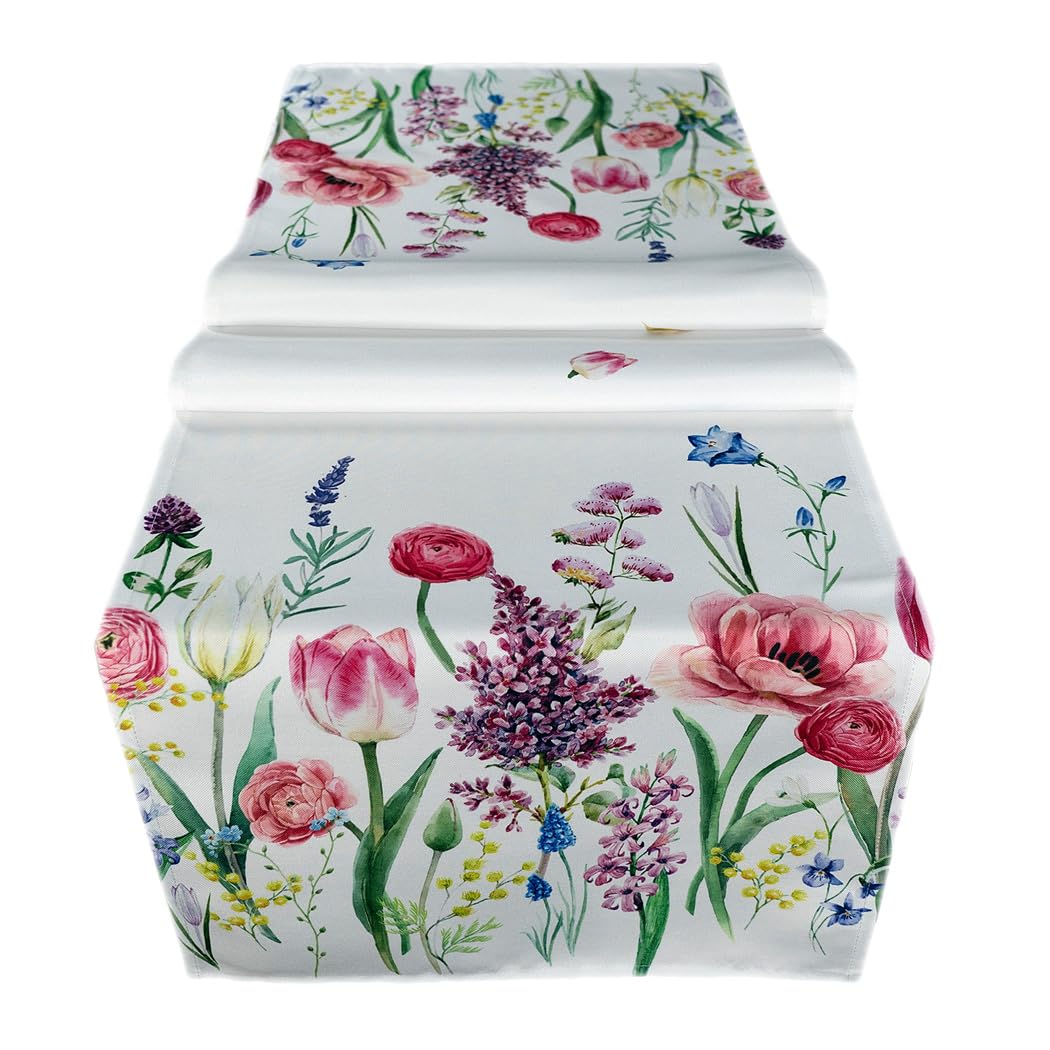 Texpot nappe ronde 150 cm prairie printanière polyester