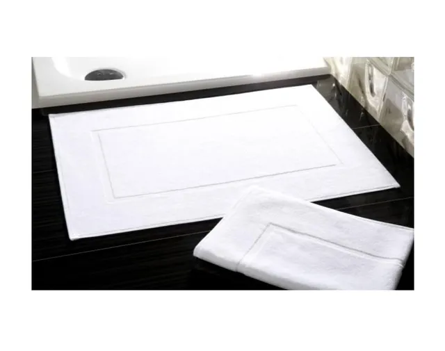 Texpot Badezimmer tapis de bain 50x70 cm blanc coton