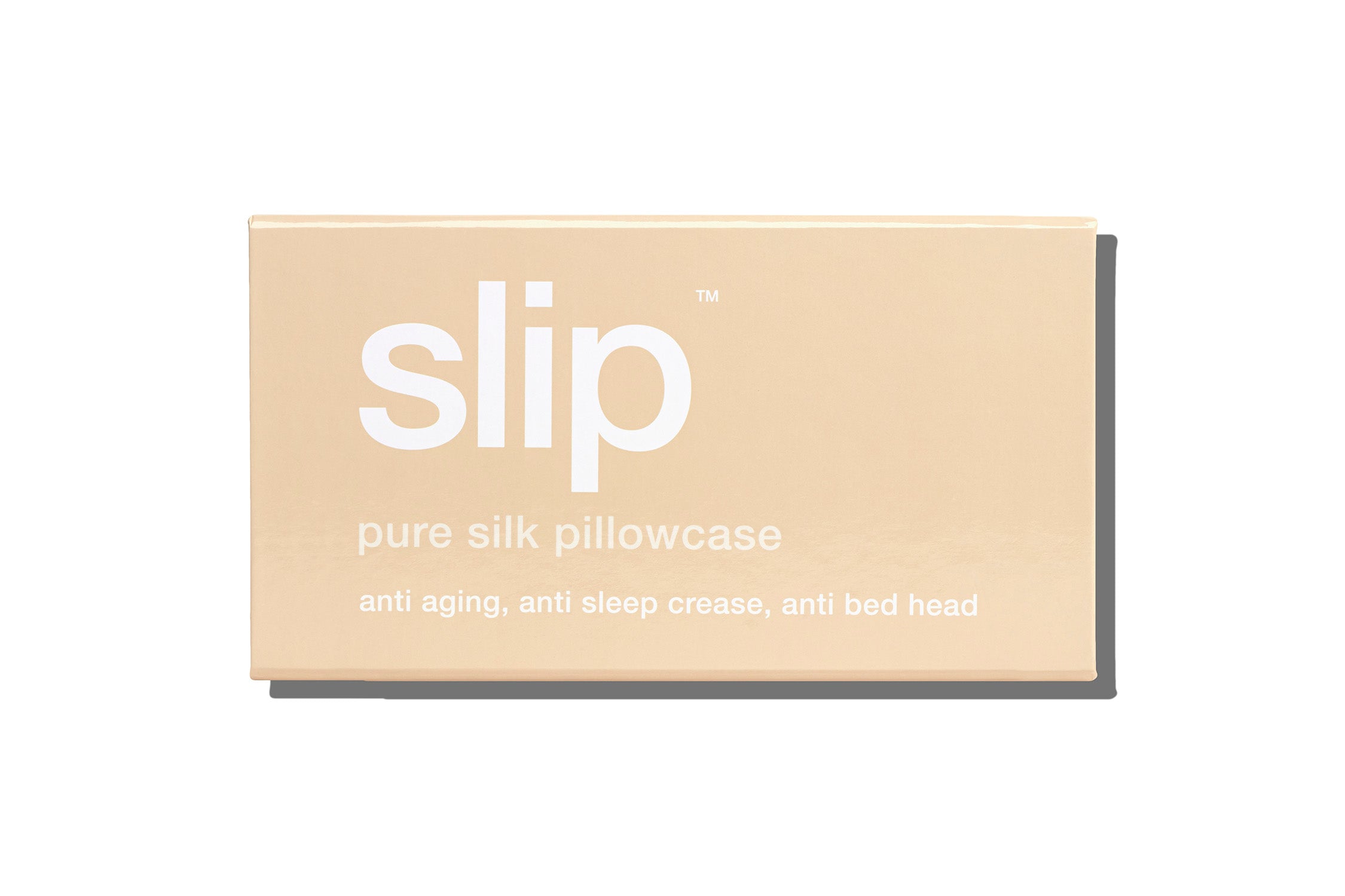Slip Caramel King Zippered taie d'oreiller soie 51x91
