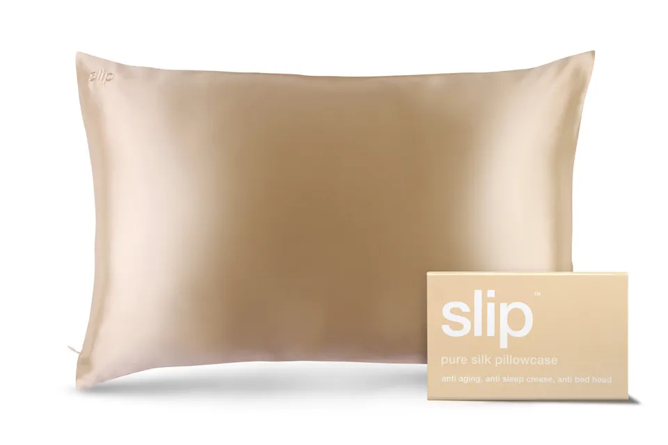 Slip Queen Zippered Taie d'oreiller Caramel 51x76 Soie
