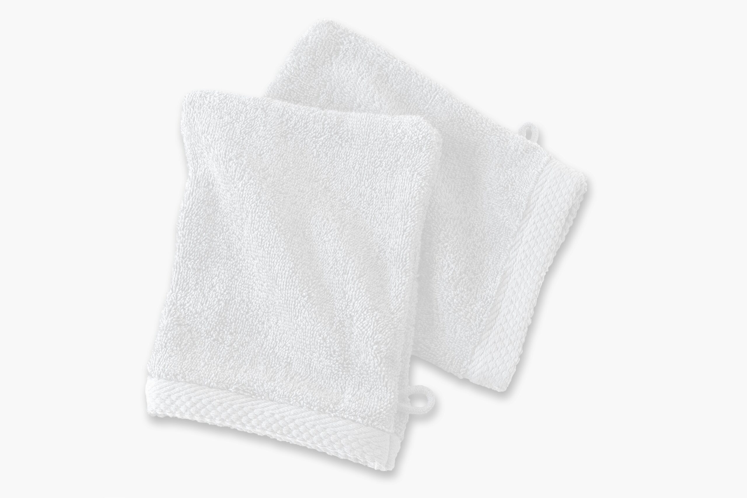 Lingorama Linge de bain gant toilette 16x21 coton lot 2