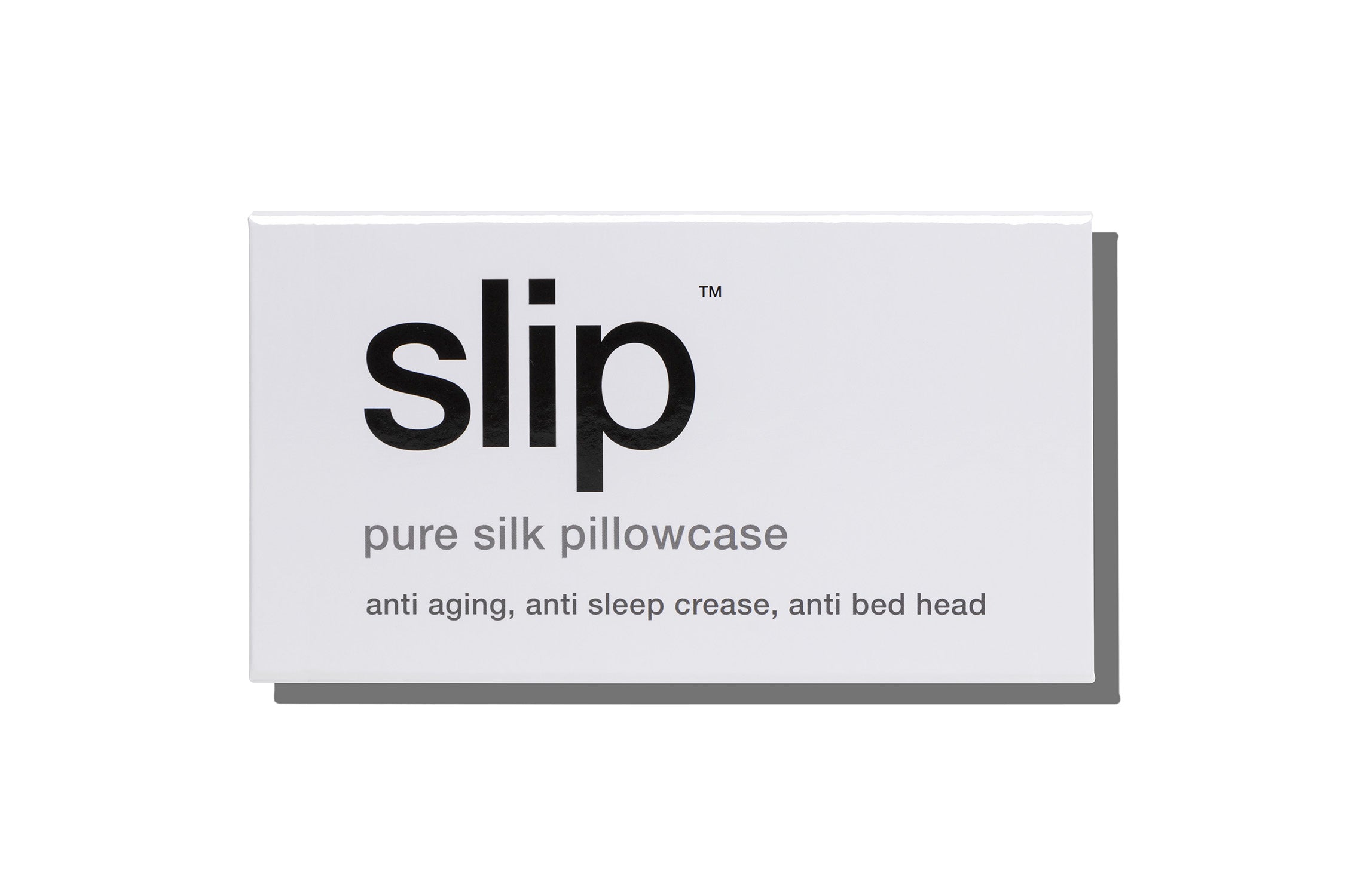 Slip King Zippered White taie d'oreiller 51x91 cm blanc zip