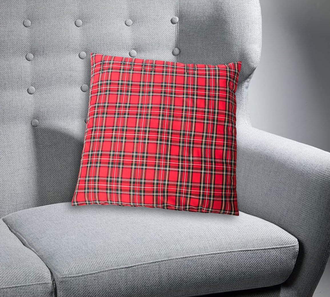 TEXPOT Kissenhüllen housse coussin 80x80 cm tartan écossais