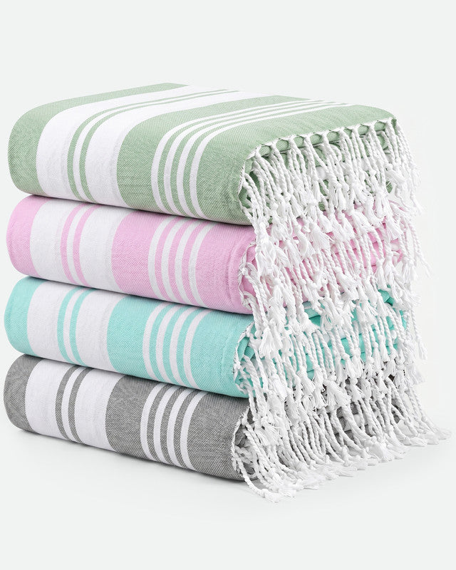 Utopia Bedding Towels serviette plage coton lot 4