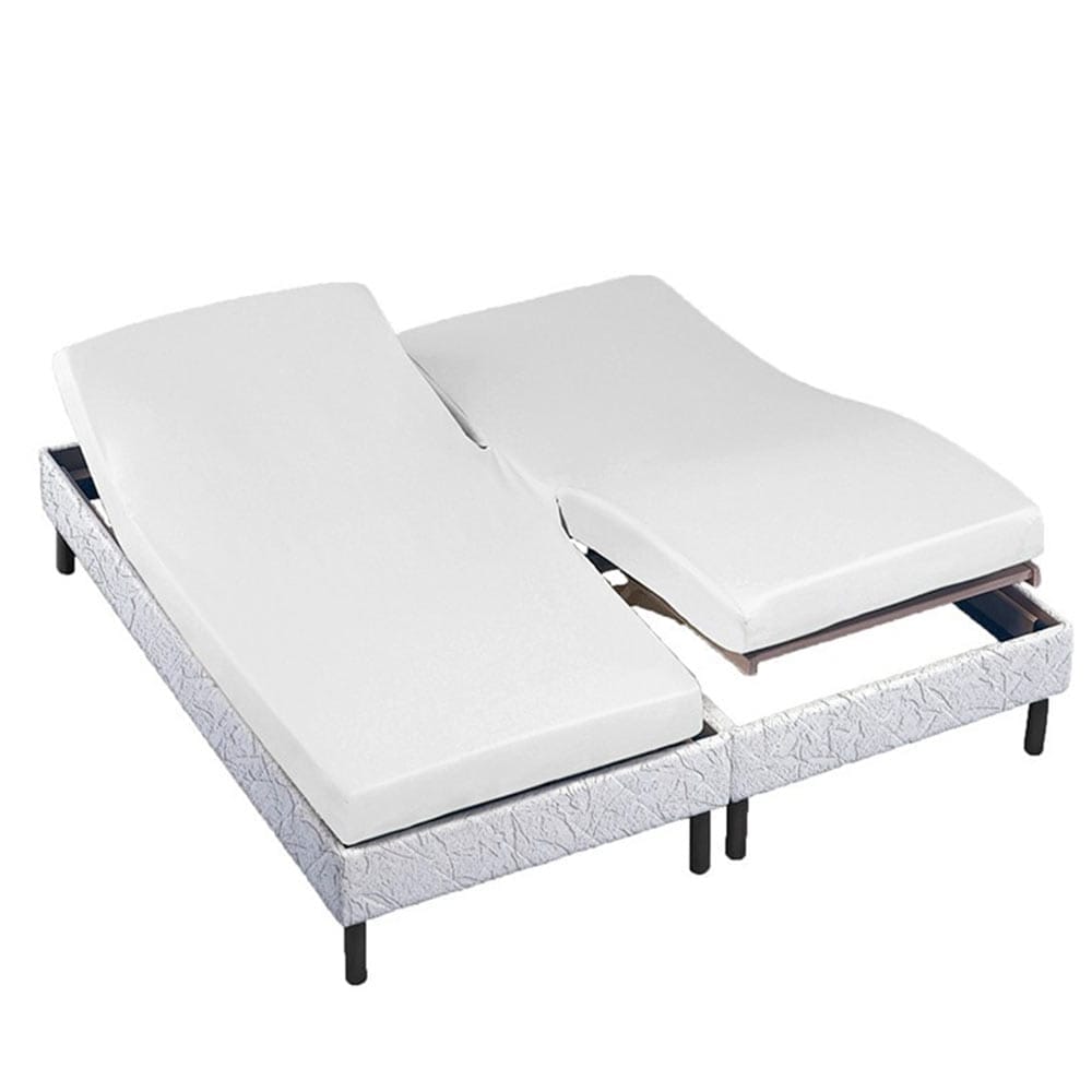 Lingorama Linge de lit Drap housse 2x90x200 percale coton bonnet 30 cm