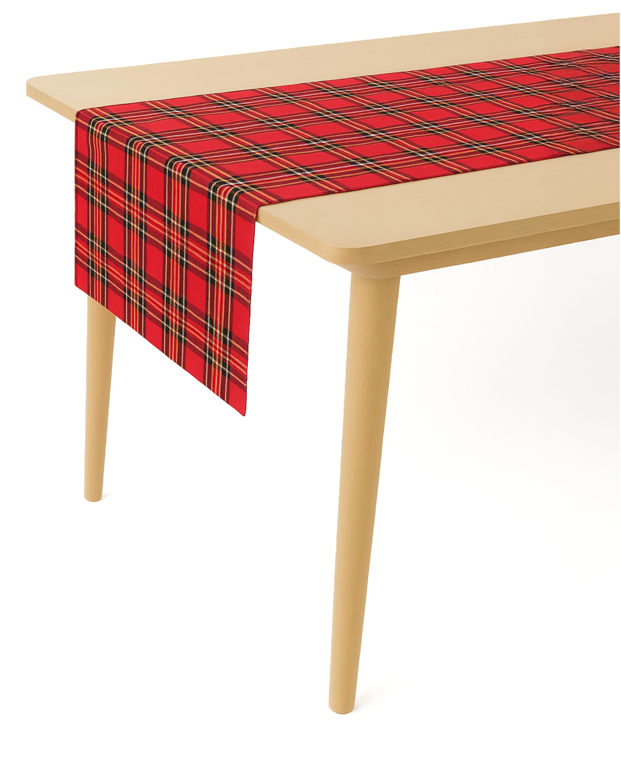 Texpot Tischdecken Nappe carreaux Rouge 140x140 cm