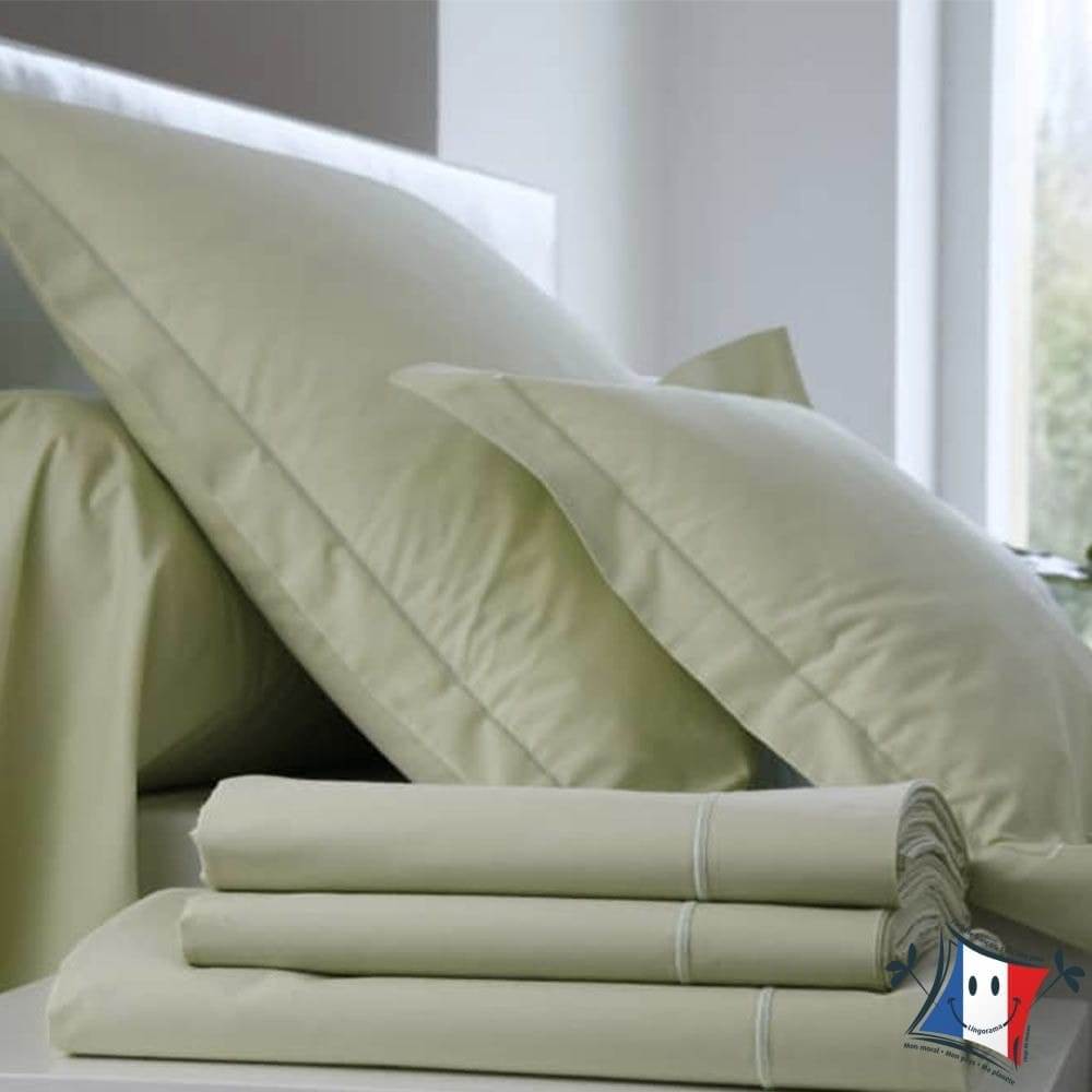 Lingorama drap plat percale coton uni 180x290