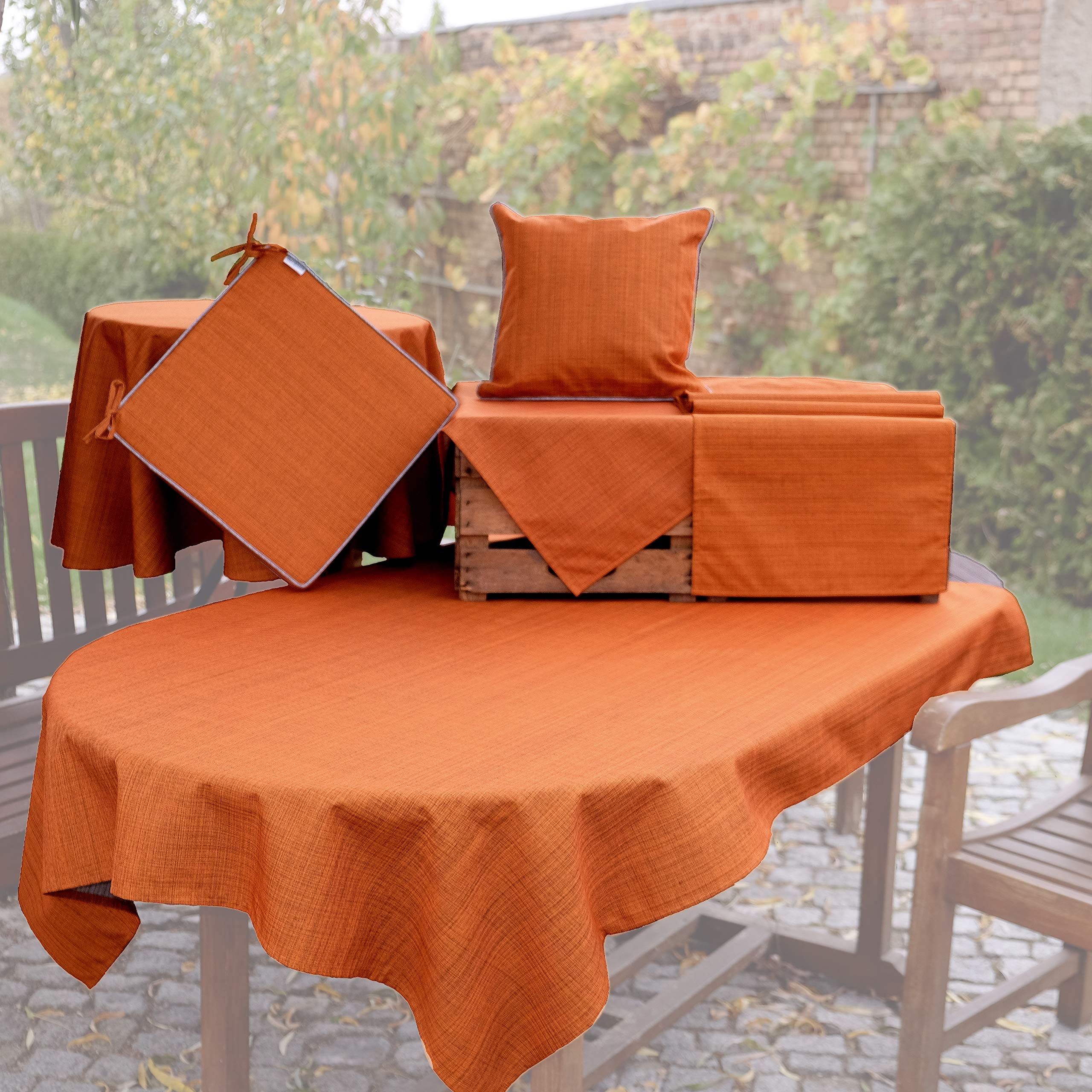 Texpot Gartentischdecken nappe extérieure Terra 160x130 cm