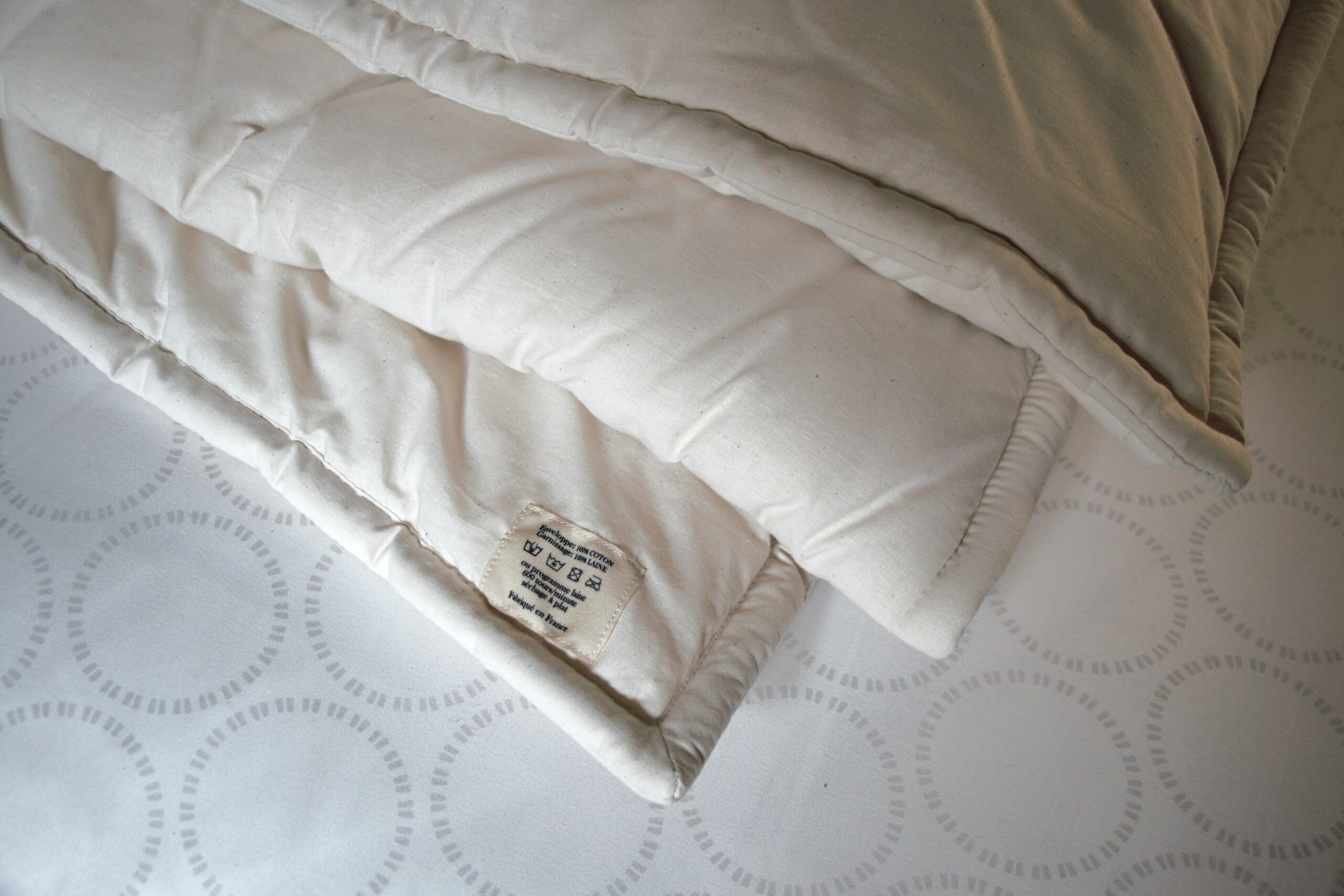 Les Toiles des Bergers Couettes couette laine naturelle coton