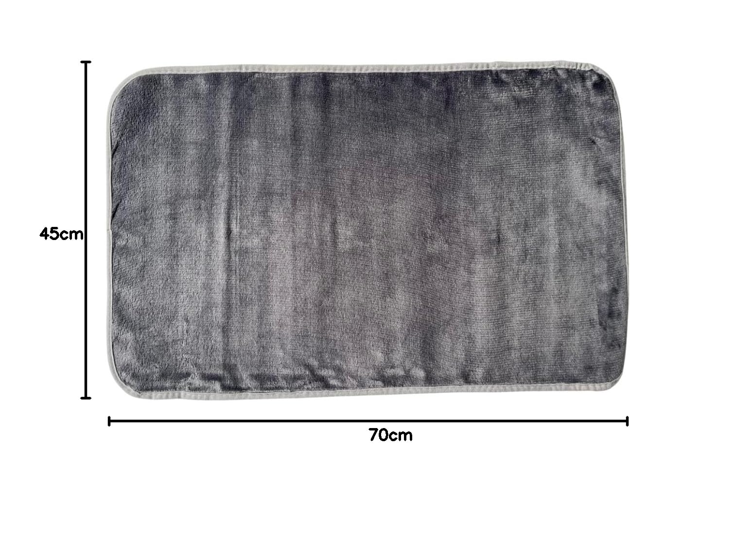 Promo Linge KGS Tapis Magique 45x70 Anthracite