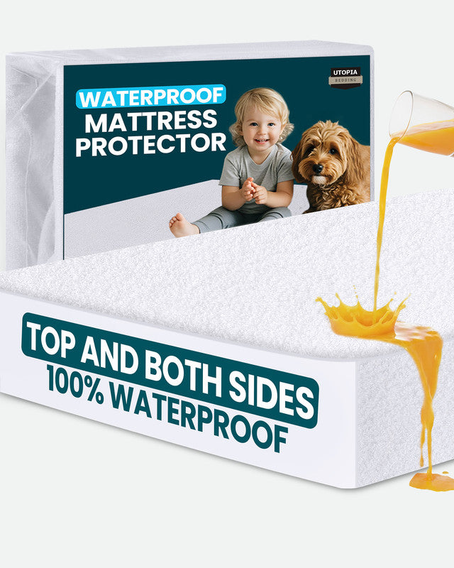 Utopia Bedding Mattress Protectors protège-matelas imperméable Queen