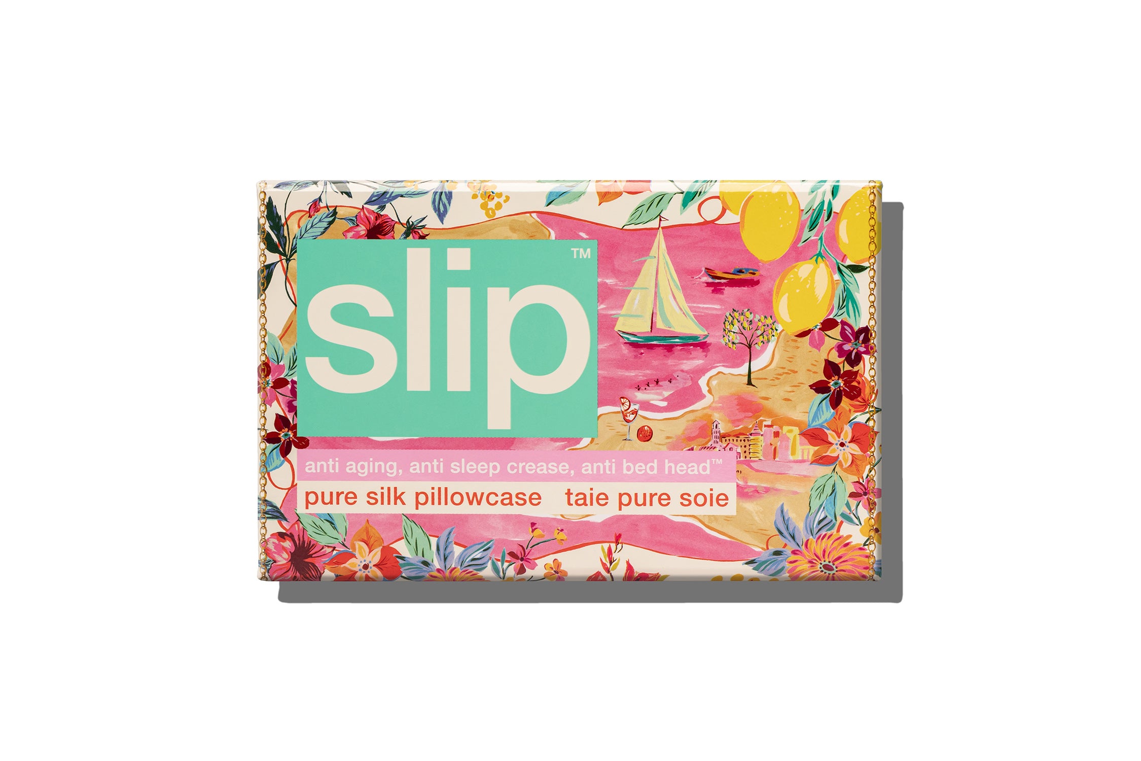 Slip Queen Zippered Pillowcase taie d'oreiller Beach Club 51x76