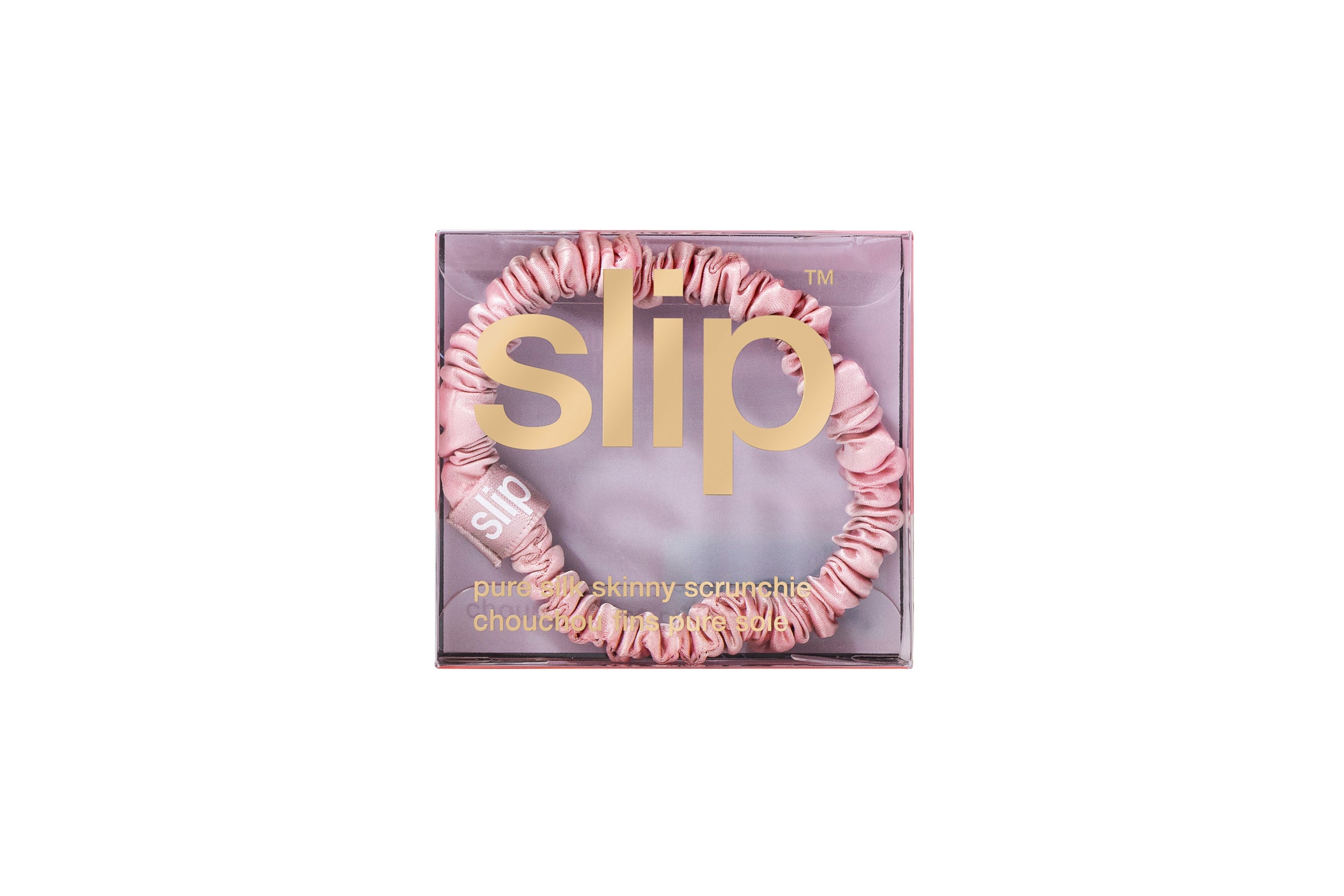 Slip Skinny Scrunchies chouchou soie Rose 1 pièce