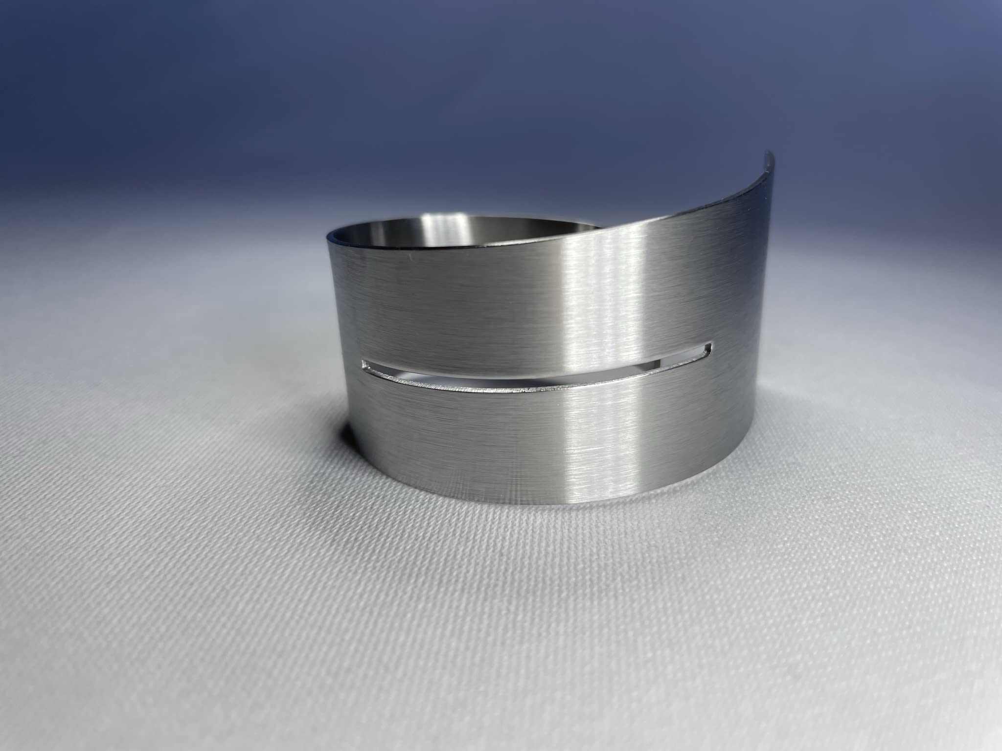 Texpot Serviettenringe ronds serviette inox fente lot 6