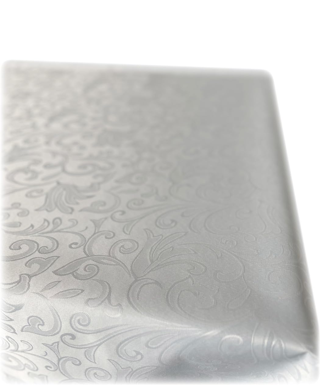 TEXPOT Tischdecken nappe 180x140 blanche damas anti-taches
