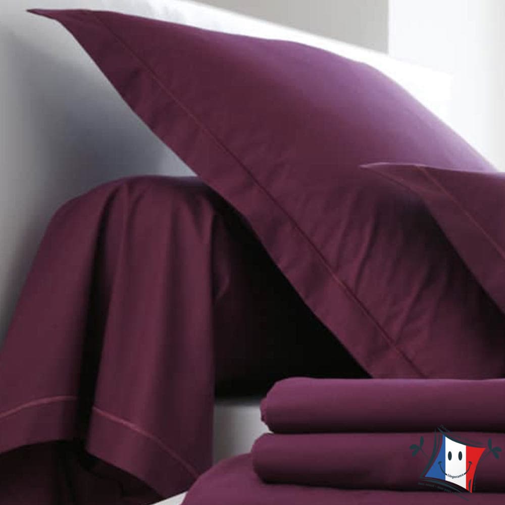 Lingorama Linge de lit Taie traversin 230 percale coton uni