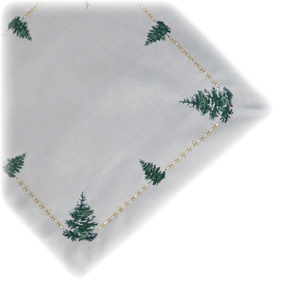 TEXPOT Tischläufer chemin de table 40x140 cm écru sapin Noël
