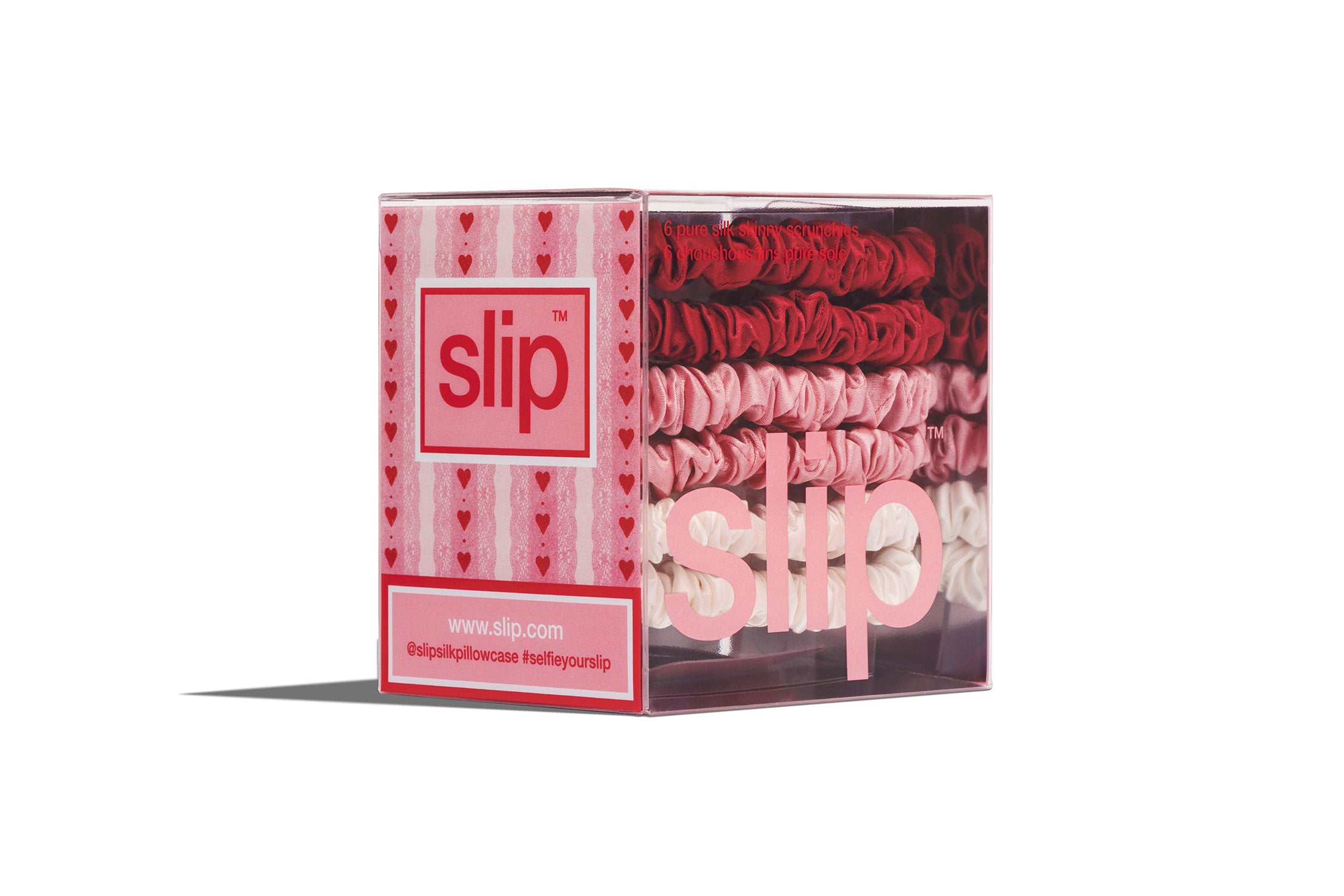 Slip Sweetie Skinny Scrunchies chouchou soie lot 6