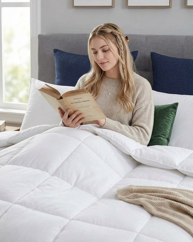 Utopia Bedding Comforters Couette Blanche Microfibre Toutes Saisons