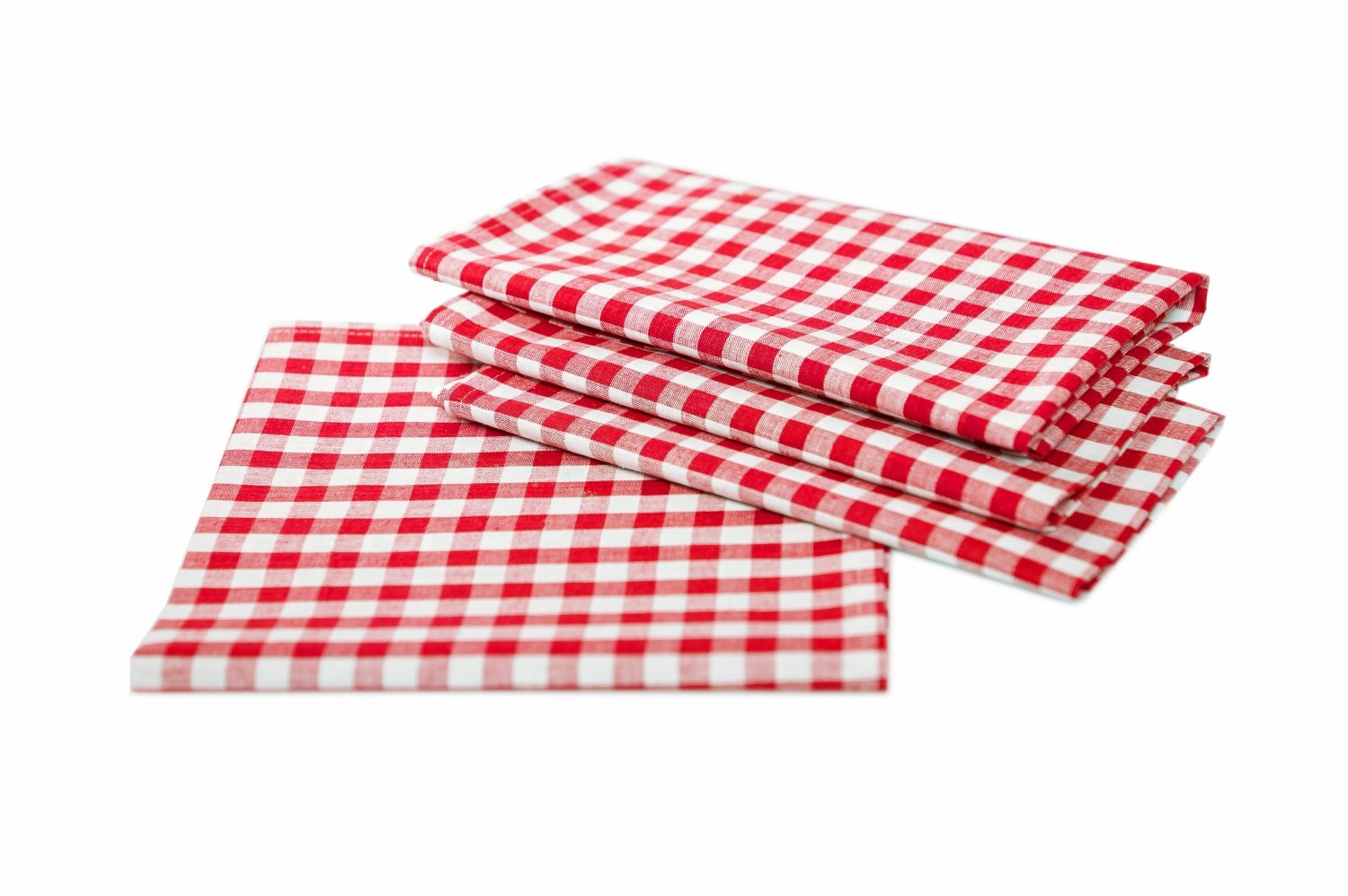 TEXPOT Tischdecken Nappe carreaux rouge 90x260 coton