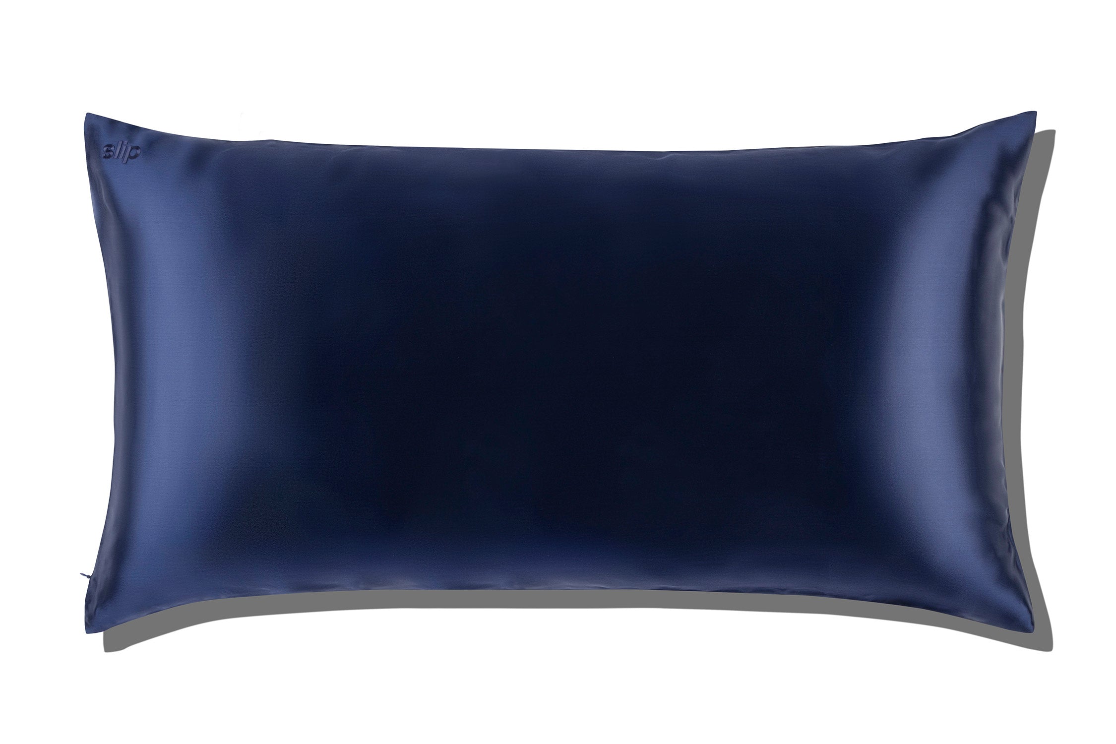 Slip King taie d'oreiller soie marine 51x91cm