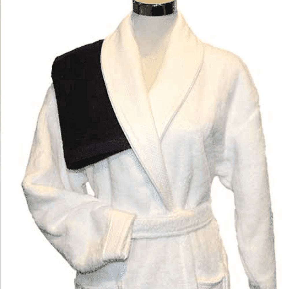 Lingorama peignoir de bain éponge coton blanc