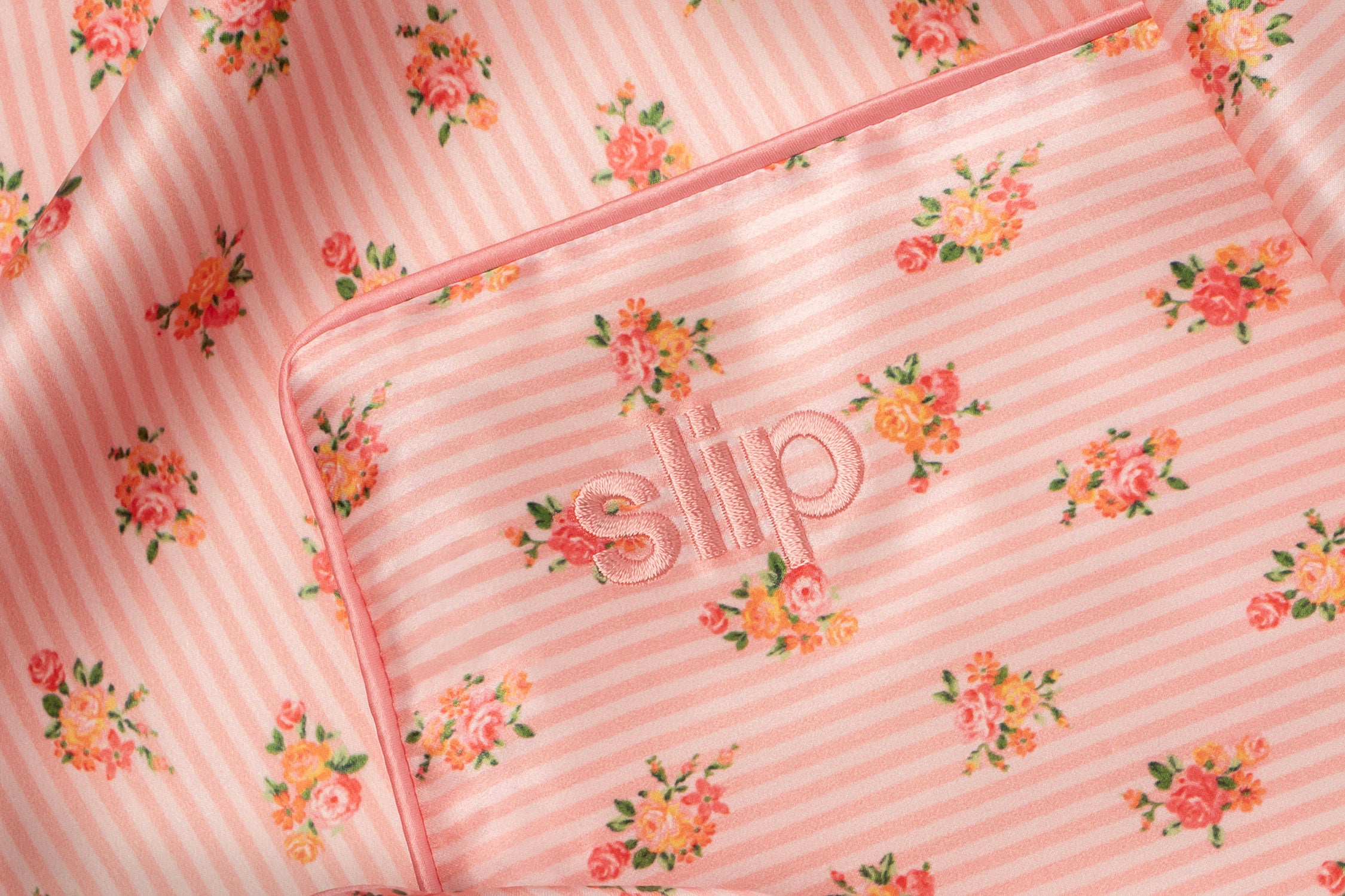Slip King Zippered Petal taie oreiller soie 51x91