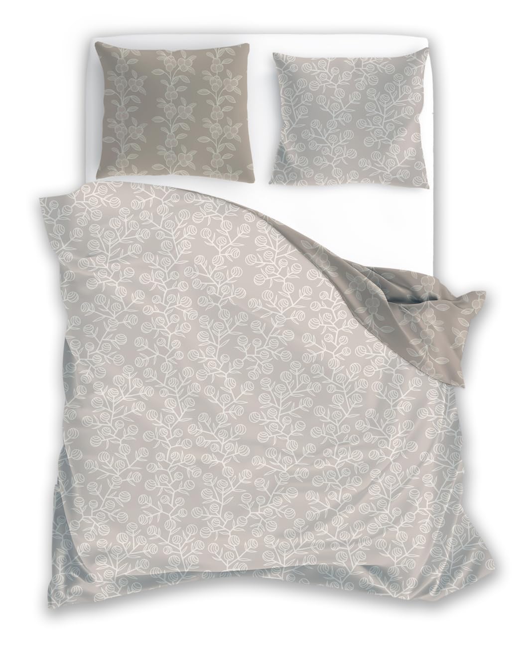 TEXPOT Bettwäsche parure 140x200 cm renne coton réversible