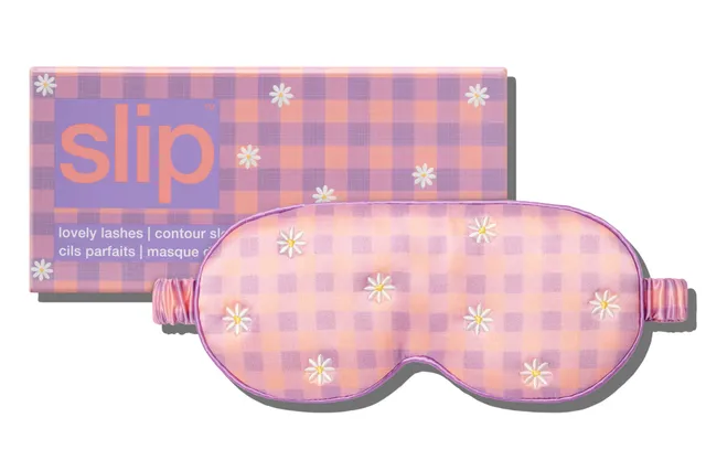Slip Contour Sleep Mask masque nuit Posie soie brodé