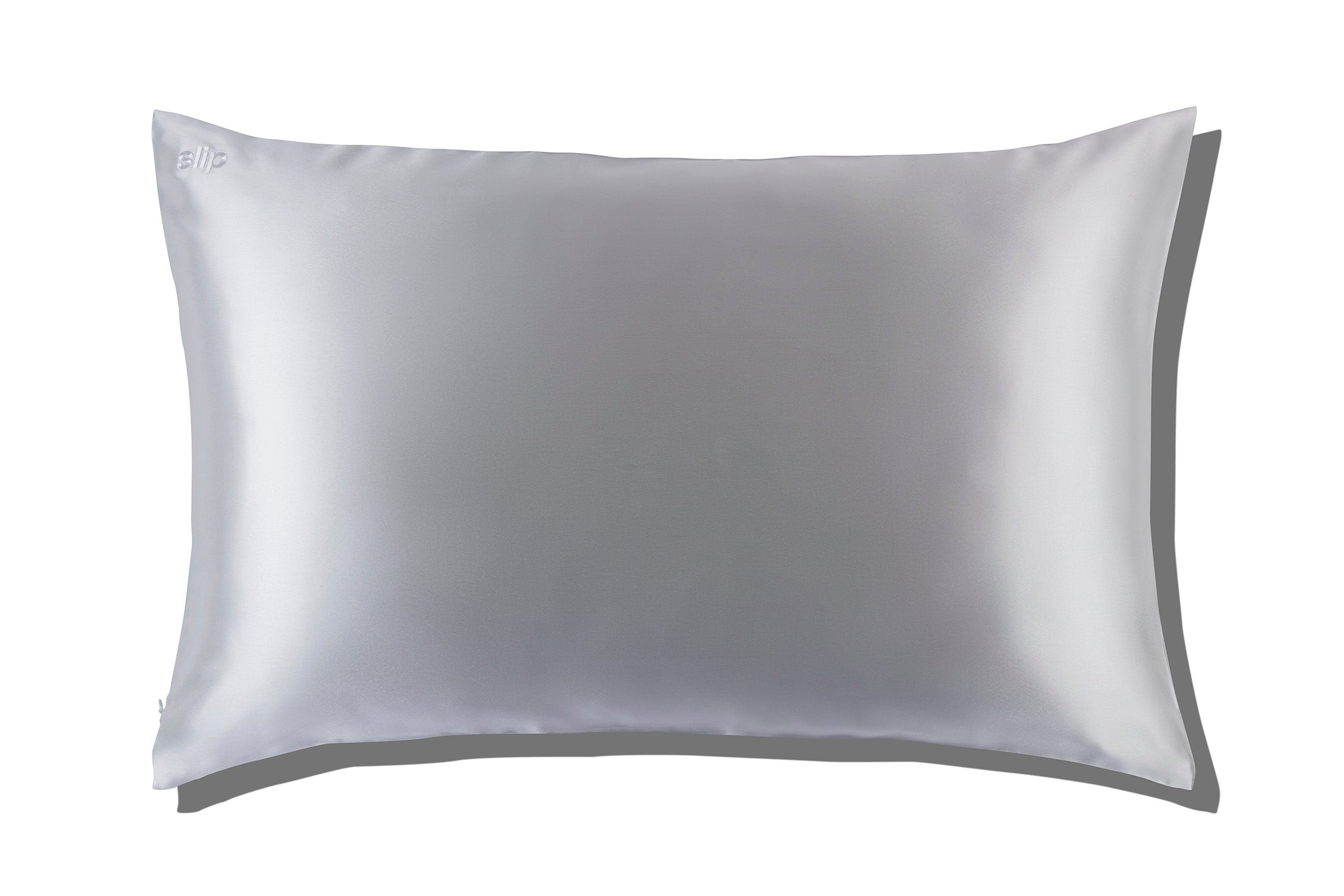 Slip Queen Zippered Pillowcase taie d’oreiller silver 51x76