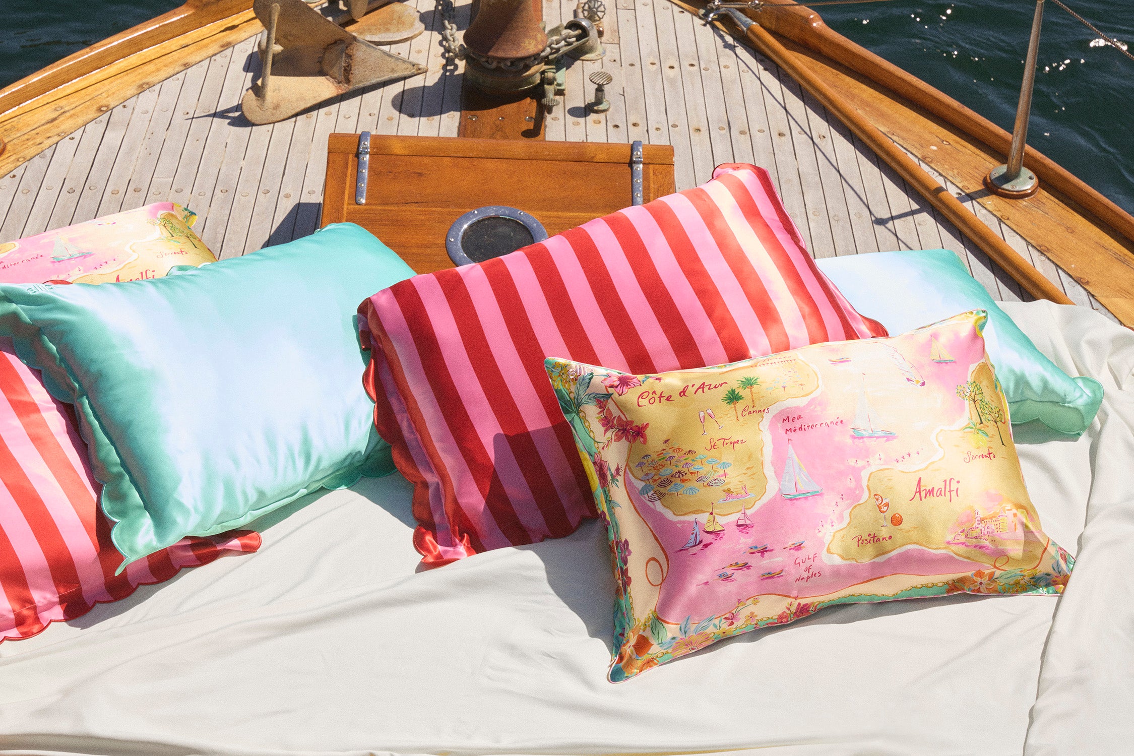 Slip Queen Zippered Pillowcase taie d'oreiller Beach Club 51x76