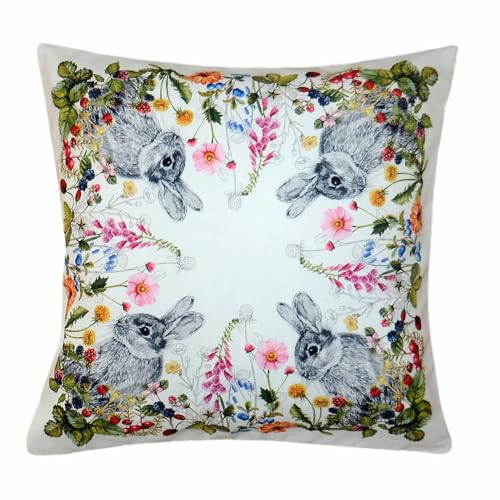 Texpot Servietten housse coussin 40x40 Pâques lapin