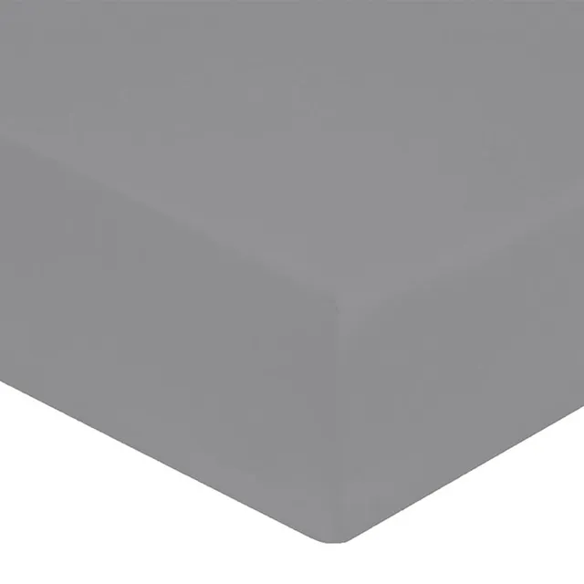 Lingorama Drap-housse 200x200 percale coton uni bonnet 30 cm