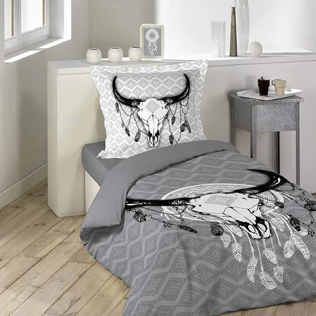 Promo Linge Yucatan Housse de Couette 140x200 Coton