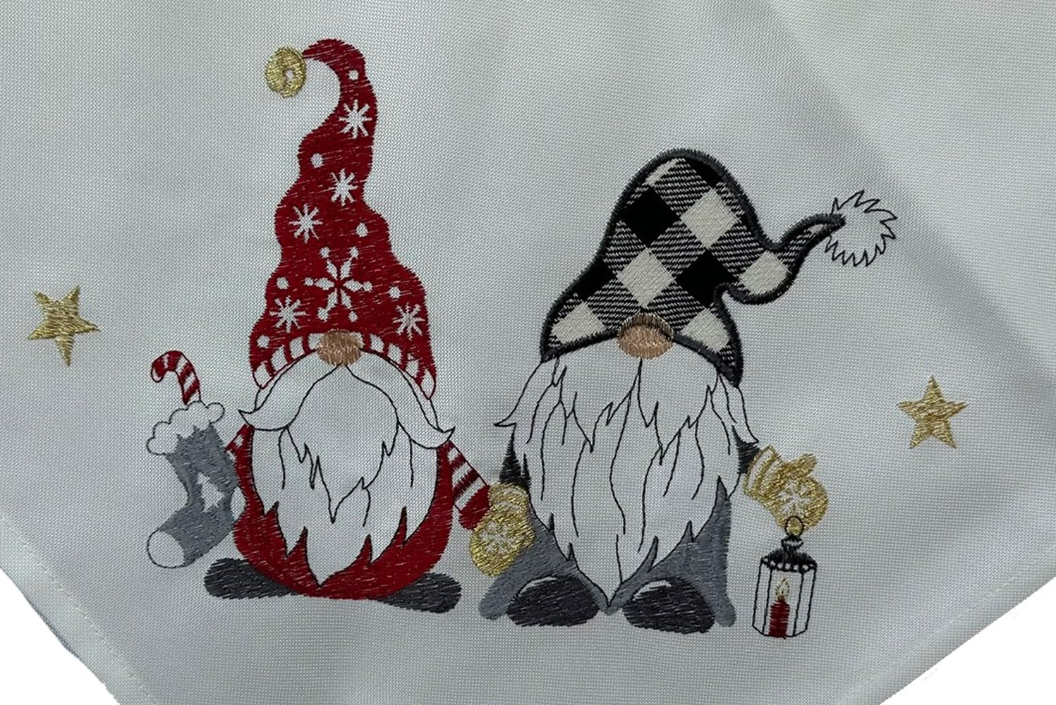 TEXPOT Tischläufer Chemin de table Noël 40x85 écru lutin