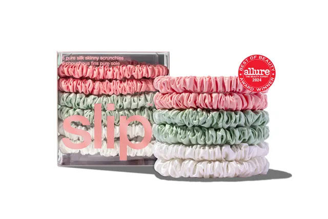 Slip Skinny Scrunchies chouchou soie bellerose lot 6