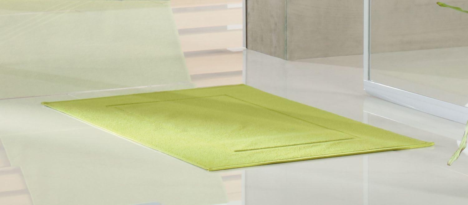 Texpot Badezimmer tapis de bain 50x70 cm blanc coton