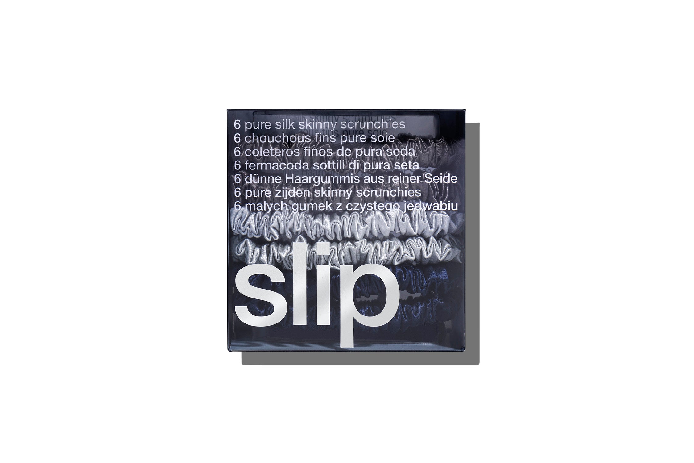 Slip Skinny Scrunchies chouchou soie midnight lot 6