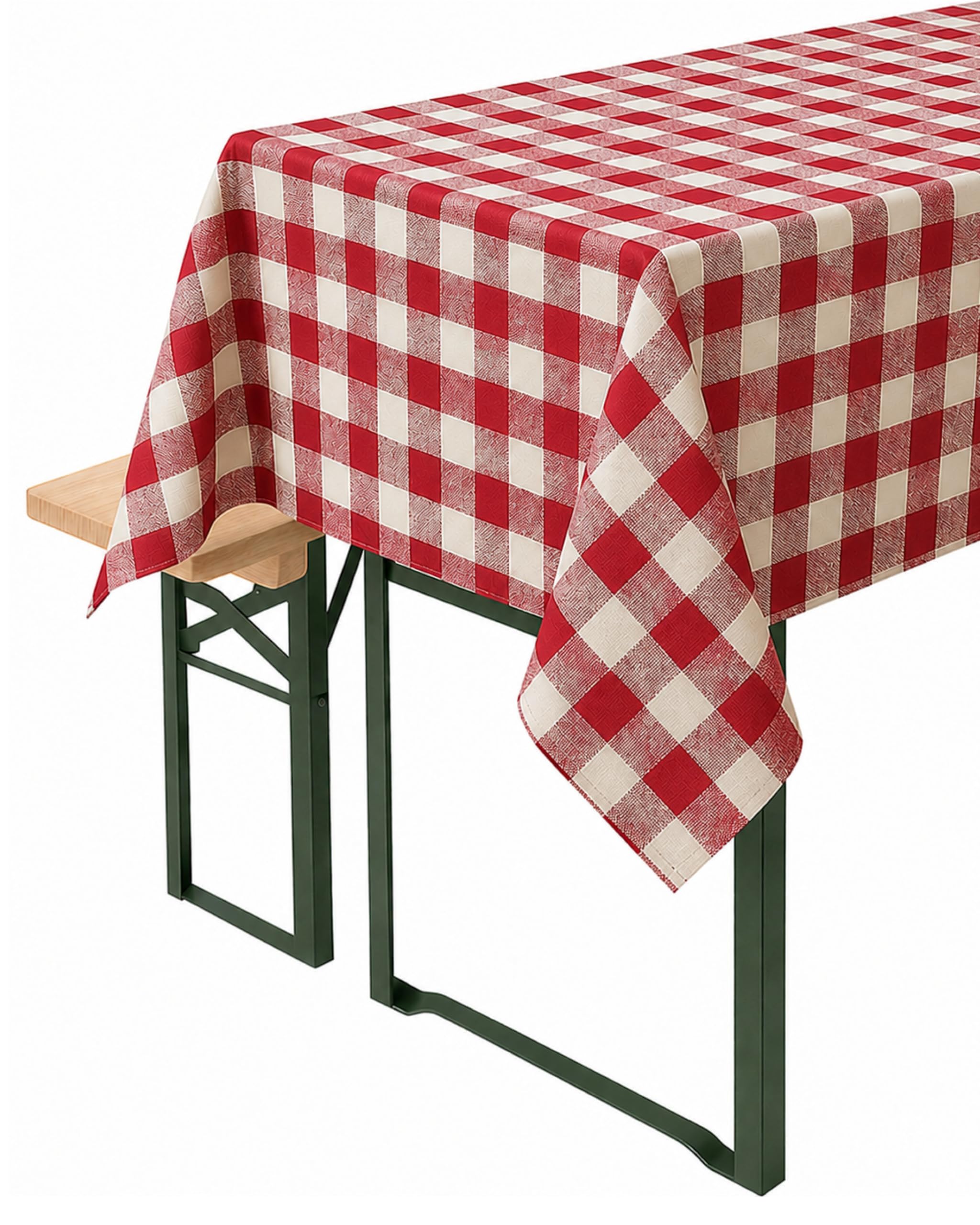 TEXPOT Tischdecken Nappe à carreaux 110x110 coton chilli