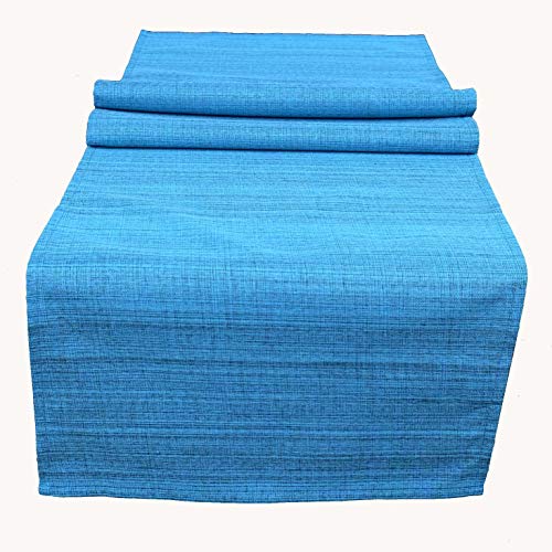 TEXPOT Gartentischdecken Nappe 40x140 turquoise polyester