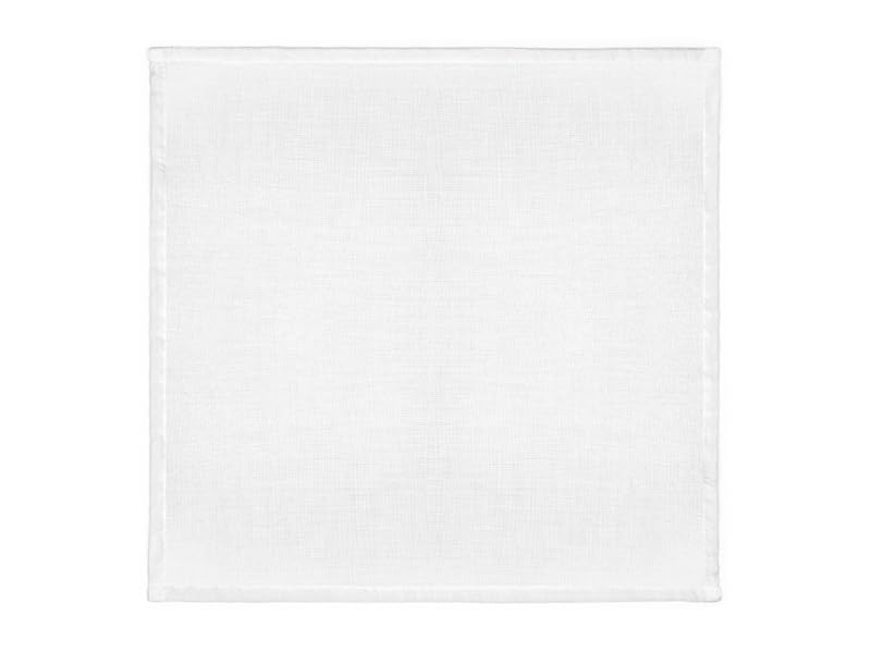 TEXPOT Servietten serviettes tissu blanc 40x40 lot 4