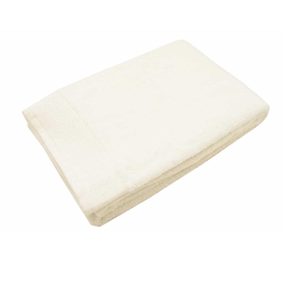Blanc des Vosges Drap de Bain 100x150 Coton Blanc