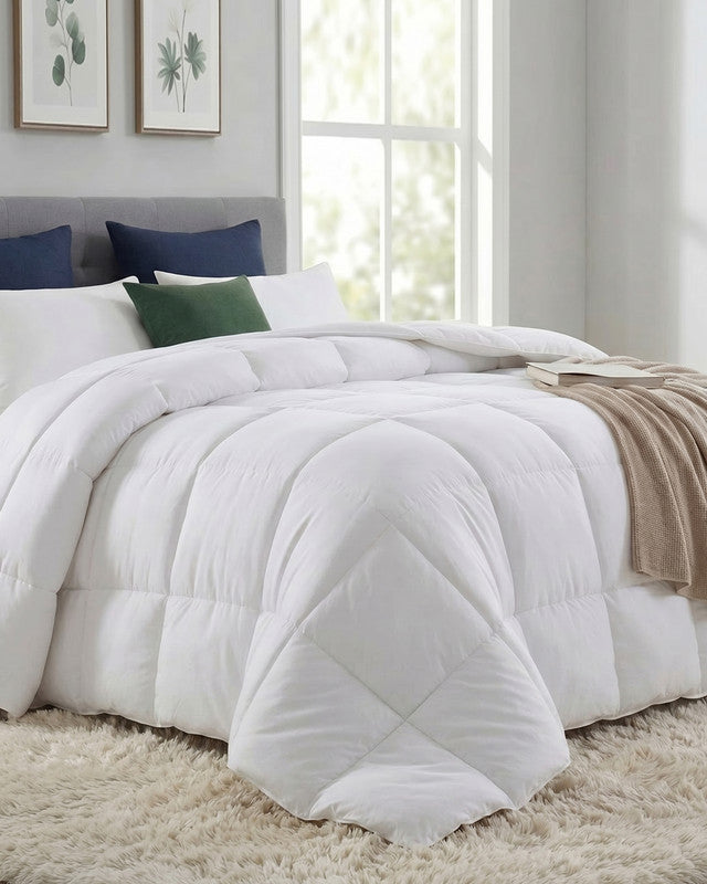 Utopia Bedding Comforters Couette Blanche Microfibre Toutes Saisons