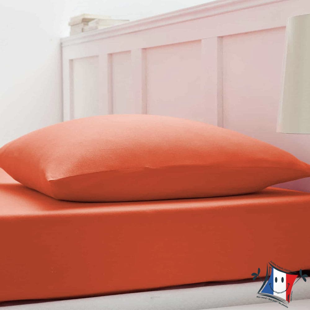 Lingorama drap-housse extensible jersey coton uni bonnet 40