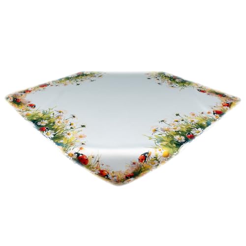 Texpot Tischdecken nappe carrée coccinelles 85x85 cm