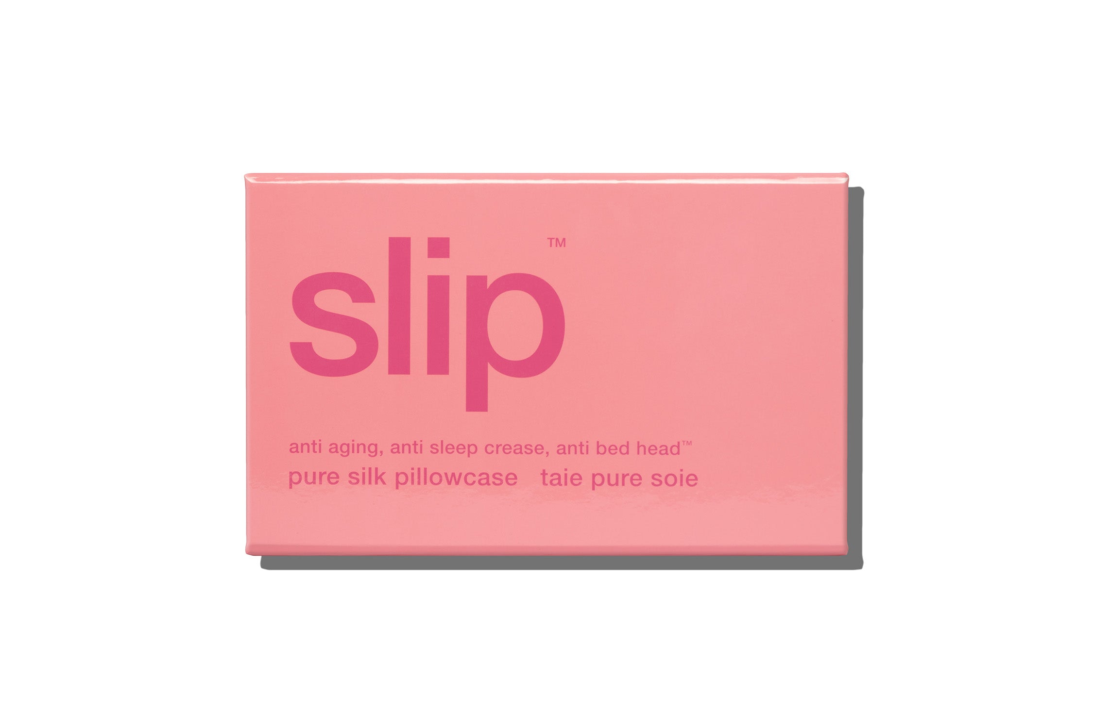Slip Queen taie d'oreiller soie blush 51x76 cm