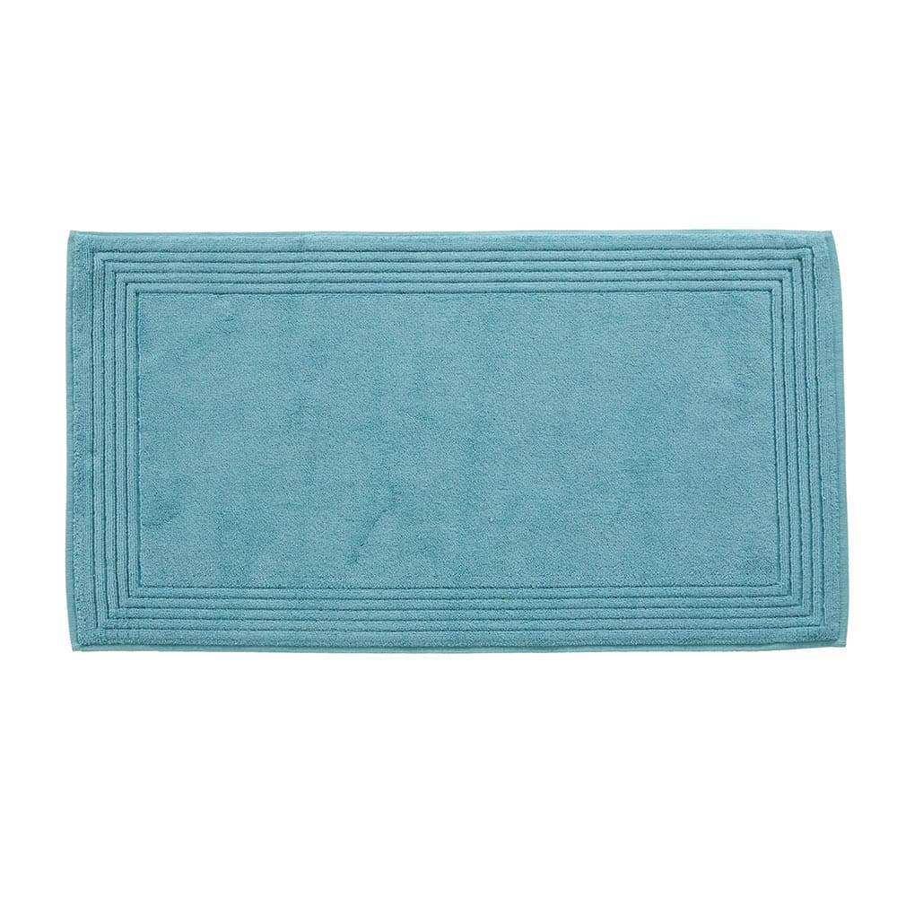 Lingorama tapis de bain 50x90 blanc coton éponge